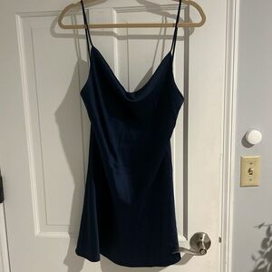 Oh Polly Navy Mini Dress